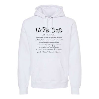 We The People Constitution American Patriot We The People Premium Hoodie