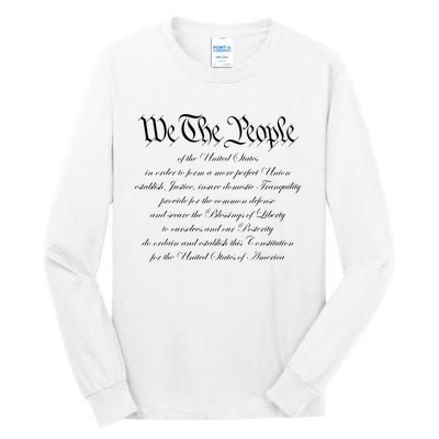 We The People Constitution American Patriot We The People Tall Long Sleeve T-Shirt