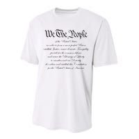 We The People Constitution American Patriot We The People Performance Sprint T-Shirt