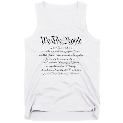 We The People Constitution American Patriot We The People Tank Top