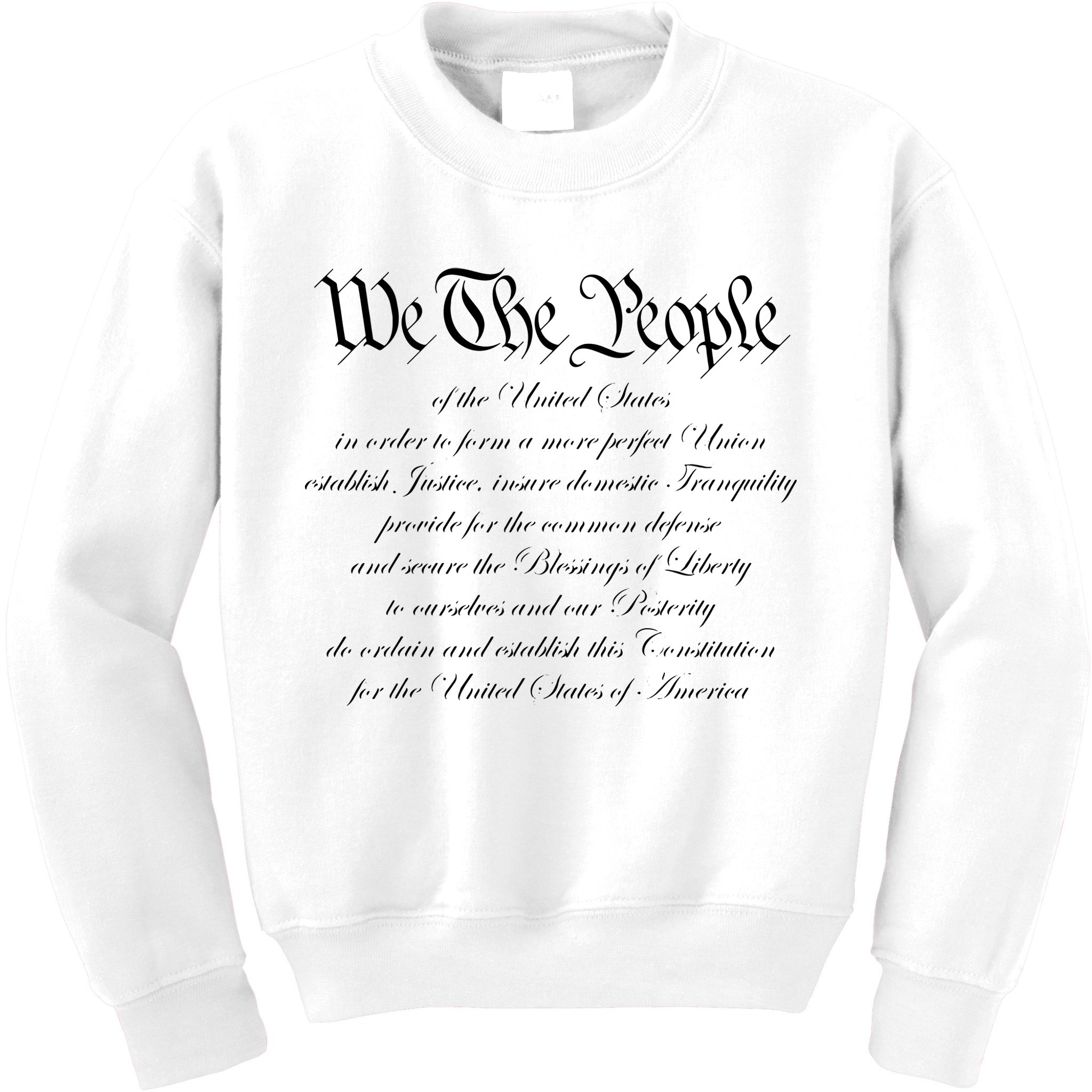 We The People Constitution American Patriot We The People Kids Sweatshirt