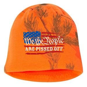 We The People Are Pissed Off Kati - Camo Knit Beanie