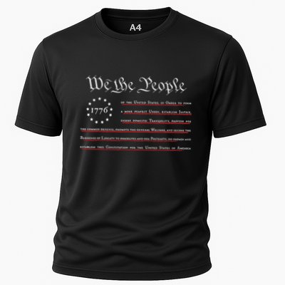 WE THE PEOPLE Preamble US Constitution 4th Of July 1776 Performance Shirt