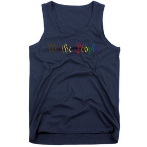 We The People Means Everyone Lgbt Rainbow Equality Tank Top