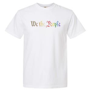 We The People Means Everyone Lgbt Rainbow Equality Garment-Dyed Heavyweight T-Shirt