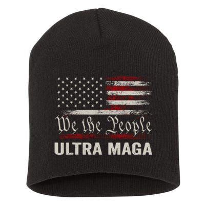 We The People Ultra Maga Short Acrylic Beanie