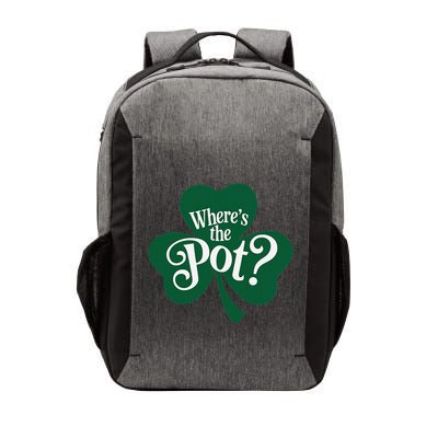 WhereS The Pot Of Gold Funny St PatrickS Day Shamrock .Png Vector Backpack
