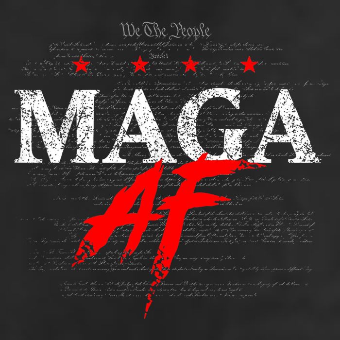 We The People Maga 7 Panel Mesh Trucker Snapback Hat