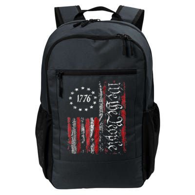 We The People American History 1776 Independence Day Vintage Daily Commute Backpack