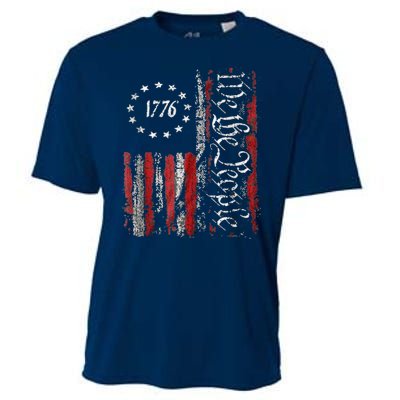 We The People American History 1776 Independence Day Vintage Cooling Performance Crew T-Shirt