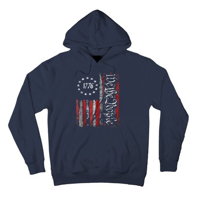 We The People American History 1776 Independence Day Vintage Hoodie