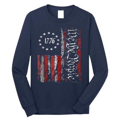 We The People American History 1776 Independence Day Vintage Long Sleeve Shirt