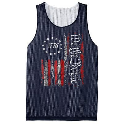 We The People American History 1776 Independence Day Vintage Mesh Reversible Basketball Jersey Tank