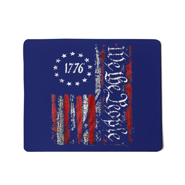 We The People American History 1776 Independence Day Vintage Mousepad