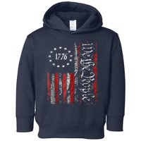 We The People American History 1776 Independence Day Vintage Toddler Hoodie