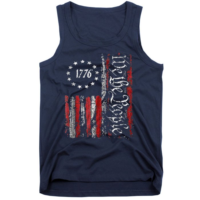 We The People American History 1776 Independence Day Vintage Tank Top