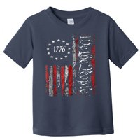 We The People American History 1776 Independence Day Vintage Toddler T-Shirt