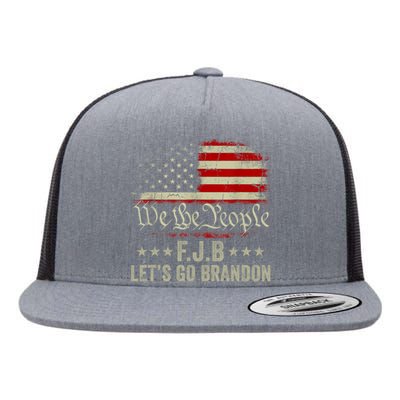 We The People FJB Let's Go Brandon Flat Bill Trucker Hat