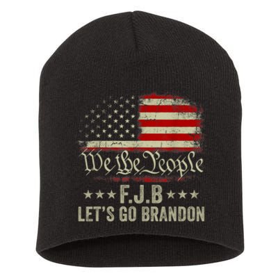 We The People FJB Let's Go Brandon Short Acrylic Beanie