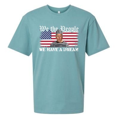 We The People Are Pissed We Have A Dream Funny Biden Great Gift Sueded Cloud Jersey T-Shirt