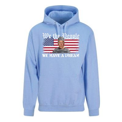 We The People Are Pissed We Have A Dream Funny Biden Great Gift Unisex Surf Hoodie