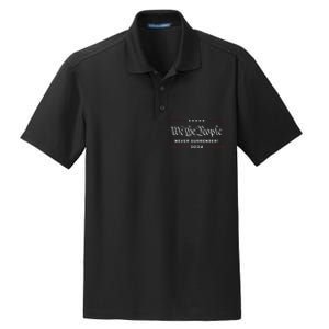 We The People Never Surrender! 4th Of July 2024 Usa Maga Dry Zone Grid Polo