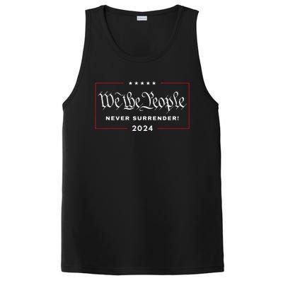 We The People Never Surrender! 4th Of July 2024 Usa Maga PosiCharge Competitor Tank