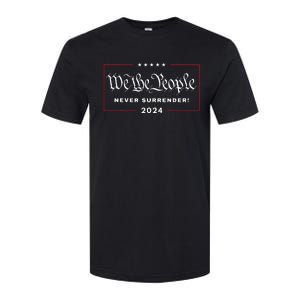 We The People Never Surrender! 4th Of July 2024 Usa Maga Softstyle CVC T-Shirt