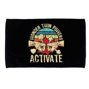 Wonder Twin Powers Activate Twins Brother Sister Sibling Microfiber Hand Towel