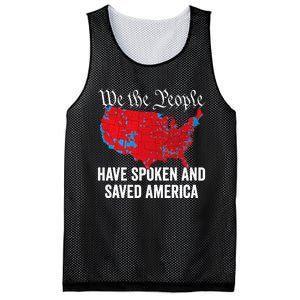 We The People Have Spoken And Saved America Mesh Reversible Basketball Jersey Tank