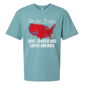 We The People Have Spoken And Saved America Sueded Cloud Jersey T-Shirt