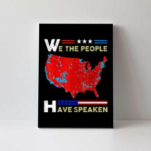 We The People Have Spoken Map Of 2024 Election Results Canvas