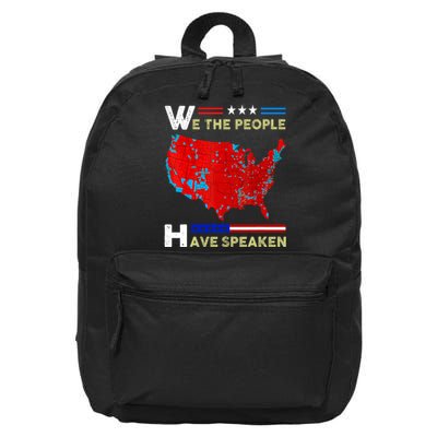 We The People Have Spoken Map Of 2024 Election Results 16 in Basic Backpack