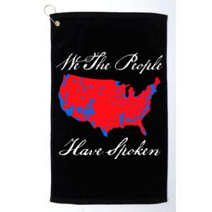 We The People Have Spoken 2024 Election Map Platinum Collection Golf Towel