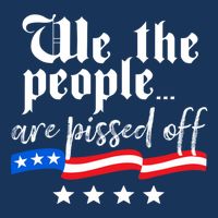 We The People Are Pissed Off Constitution Freedom 7 Panel Mesh Trucker Snapback Hat