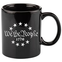 We The People Patriotic 4th Of July American Flag 11oz C Handle Ceramic Mug