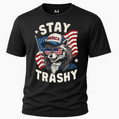 White Trash Party Attire Redneck Raccoon Stay Trashy Usa Performance Shirt