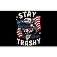 White Trash Party Attire Redneck Raccoon Stay Trashy Usa Bumper Sticker