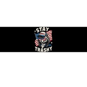 White Trash Party Attire Redneck Raccoon Stay Trashy Usa Bumper Sticker