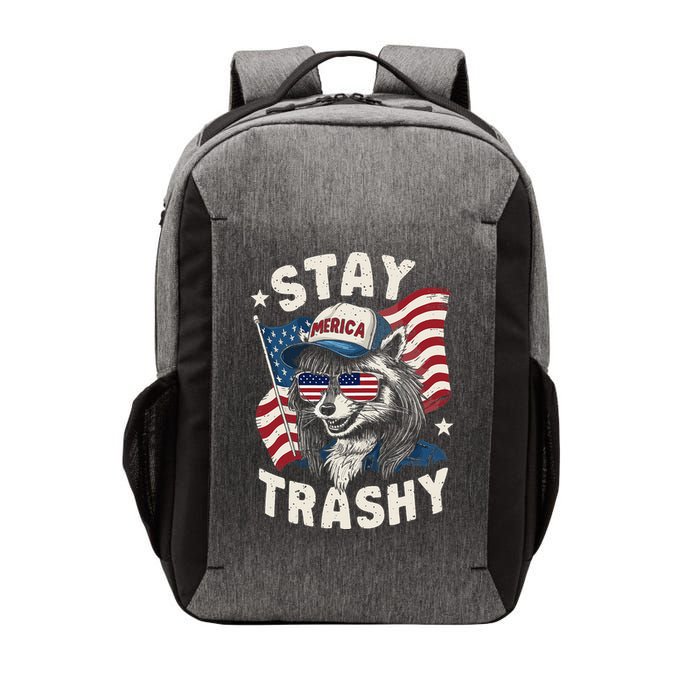 White Trash Party Attire Redneck Raccoon Stay Trashy Usa Vector Backpack