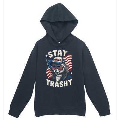 White Trash Party Attire Redneck Raccoon Stay Trashy Usa Urban Pullover Hoodie