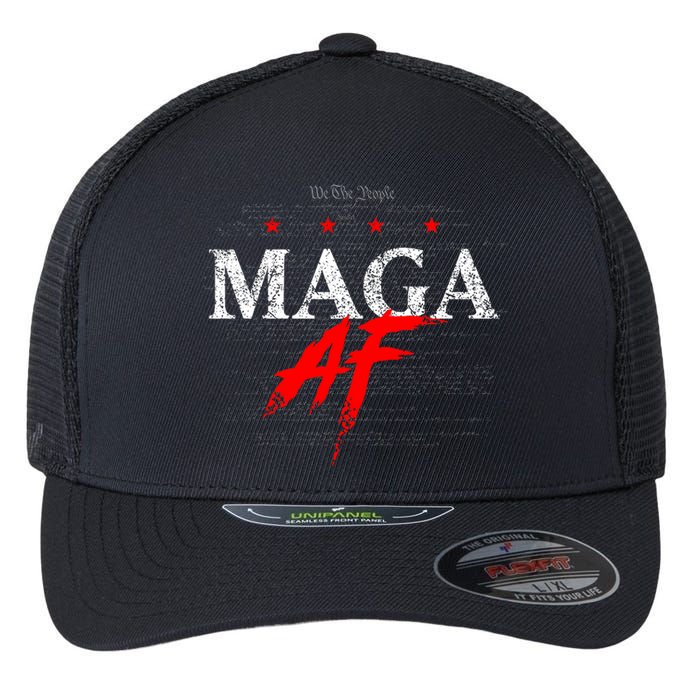 We The People Maga Af Flexfit Unipanel Trucker Cap