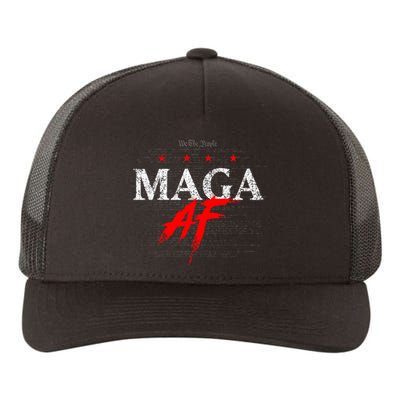 We The People Maga Af Yupoong Adult 5-Panel Trucker Hat