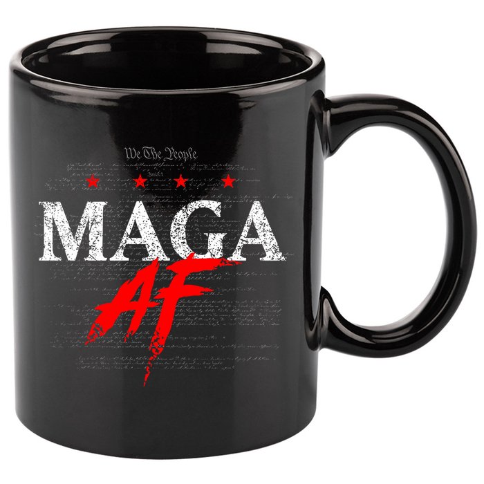 We The People Maga Af 11oz C Handle Ceramic Mug