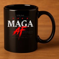 We The People Maga Af 11oz C Handle Ceramic Mug