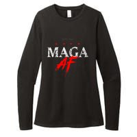 We The People Maga Af Womens CVC Long Sleeve Shirt