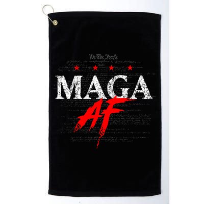 We The People Maga Af Golf Towel