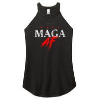 We The People Maga Af Women's Perfect Tri Rocker Tank