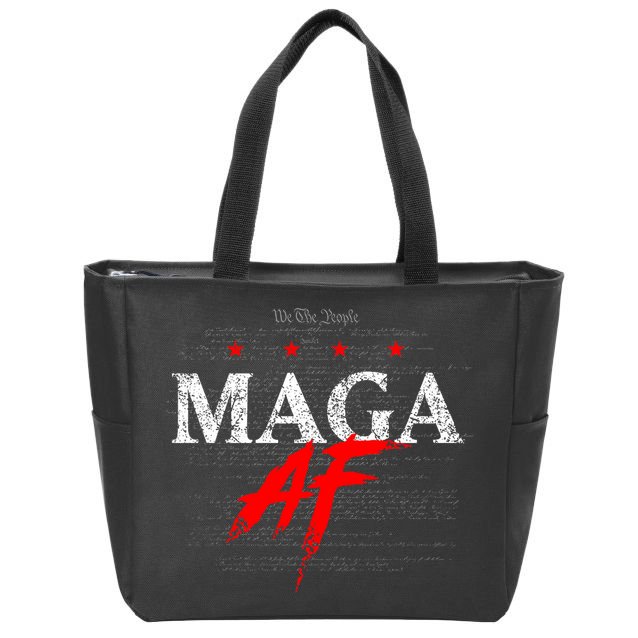 We The People Maga Af Zip Tote Bag