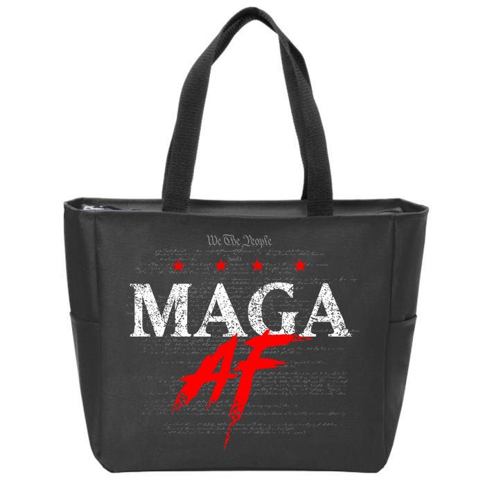 We The People Maga Af Zip Tote Bag